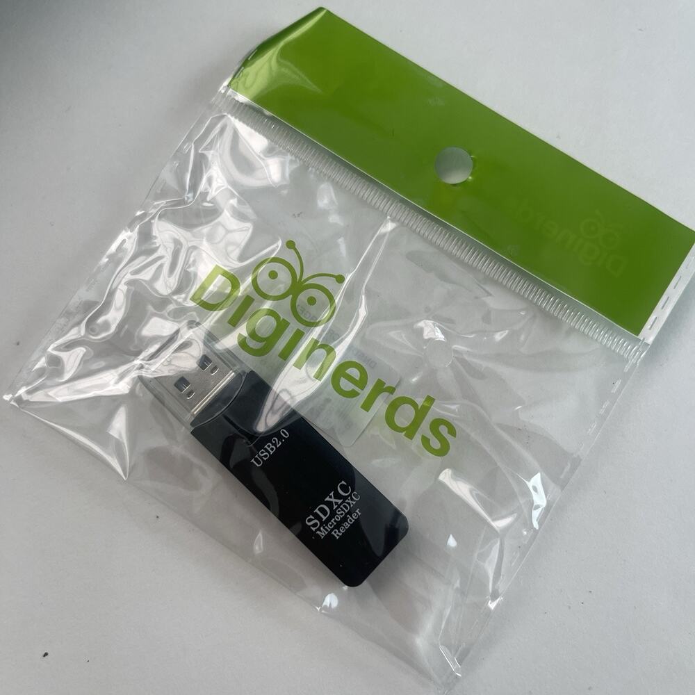 Diginerds USB‎ 2.0 External Card Reader, SD/ microSD SDXC Memory Card